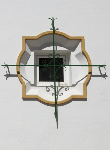 Andalusian wrought iron window — Stock Photo, Image