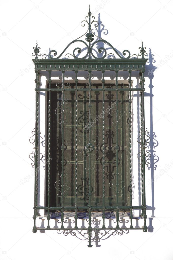 Andalusian wrought iron window