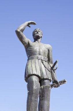 Vasco Nunez de Balboa statue clipart
