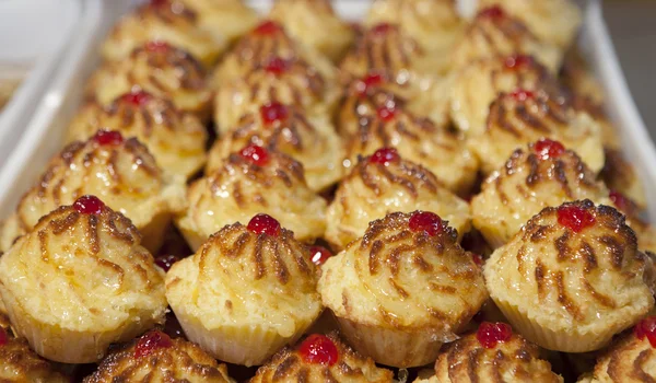 Cononut portuguese pastries — Stock Photo, Image