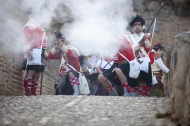İskoç asker köprü savunmak