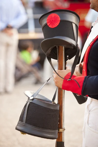 Hats and muskets — Stock Photo, Image