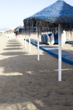 Rustik mavi şemsiye