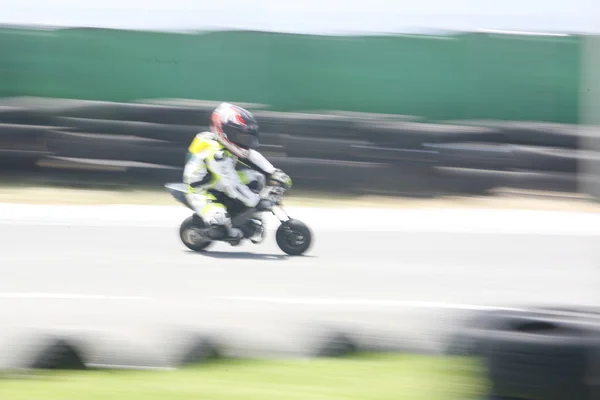 Minibike motion blur — Stock Photo, Image