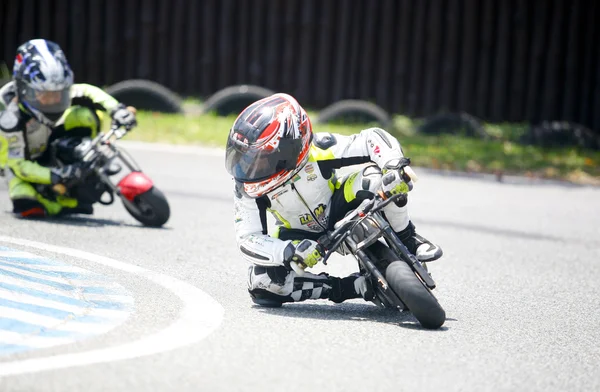 Children mini-bikers — Stock Photo, Image