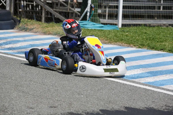 Motorcross kinderen fietsers — Stockfoto