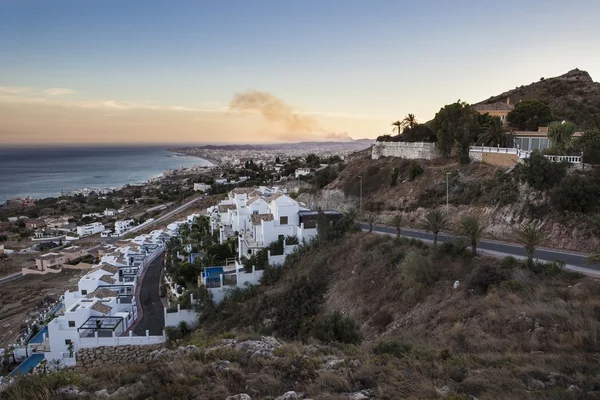 Costa del sol in der Abenddämmerung — Stockfoto