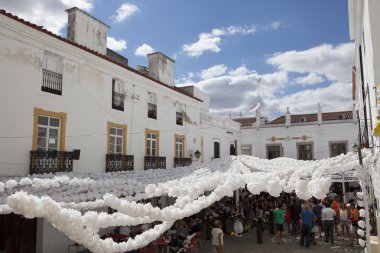 Çelenk çiçek Festivali Campo Maior, Portekiz