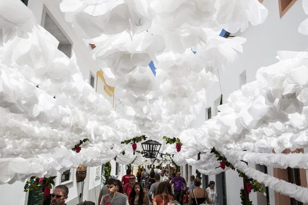 Квітка фестиваль у Кампо старшим, Португалія — стокове фото