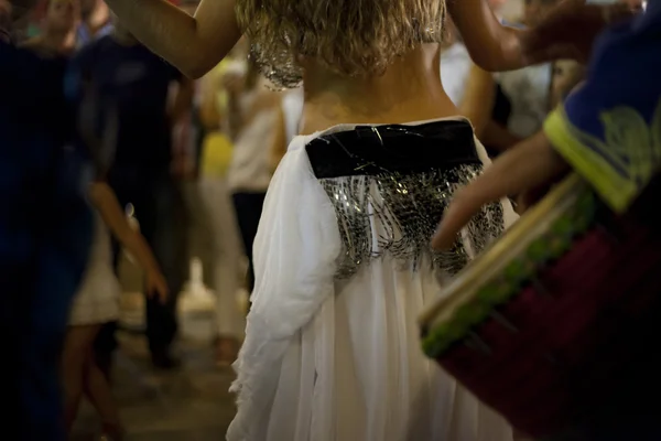Belly dancers at night — Stock Photo, Image