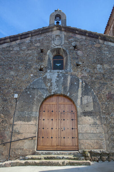 Church of Santa Maria de Gracia.16th century building standing at Valdastillas, Caceres, Extremadura, Spain. Placed at Alta Extremadura Routes
