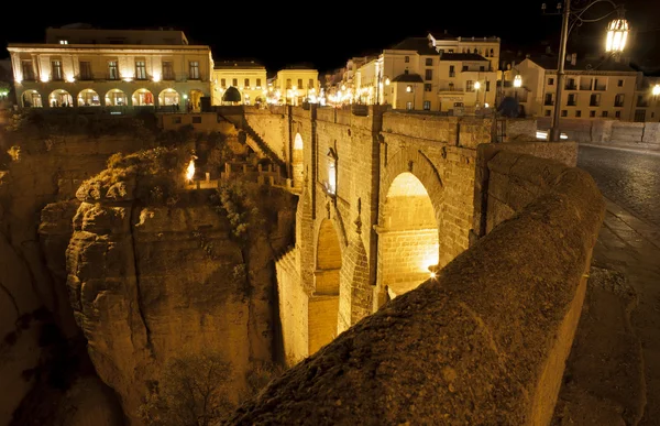 Puente Nuevo od miasta Ronda — Zdjęcie stockowe