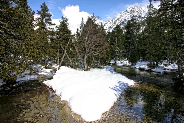 Krystalický vzdutí v trase trekking — Stock fotografie