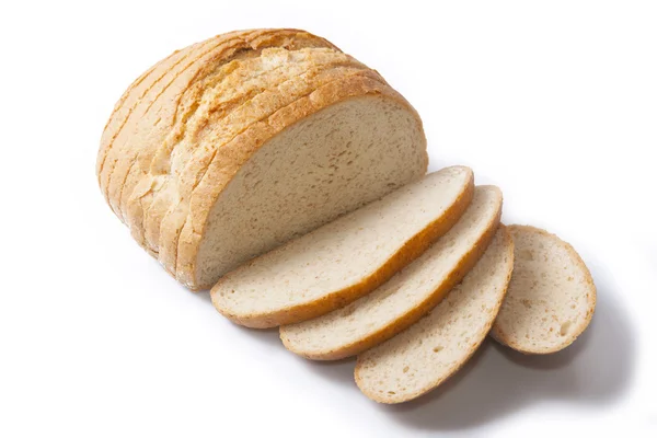 Bread roll in cuts — Stock Photo, Image