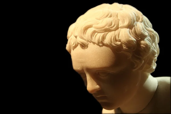 Boy with a goose sculpture from Pompeii — Stock Photo, Image