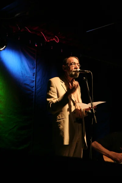 Spanish singer-songwriter Pablo Guerrero performance — Stock Photo, Image