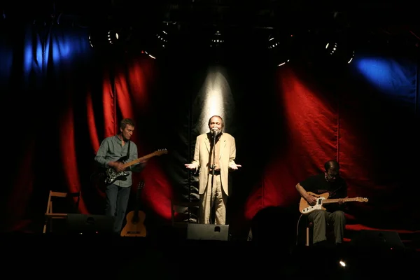 Spanish singer-songwriter Pablo Guerrero performance — Stock Photo, Image