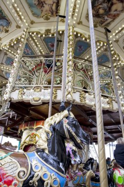 Vintage carousel ya da atlı karıncaya