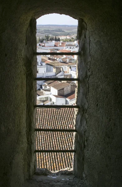 Vista aérea de la ciudad de Olivenza, España — Foto de Stock