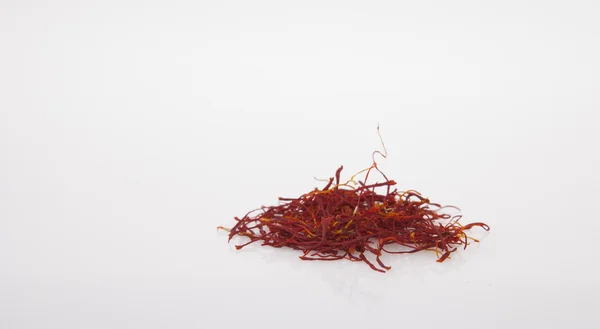 Handful of Spanish Saffron — Stock Photo, Image