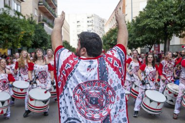 Batala Band Badajoz karnaval 2016 gelen davulcular