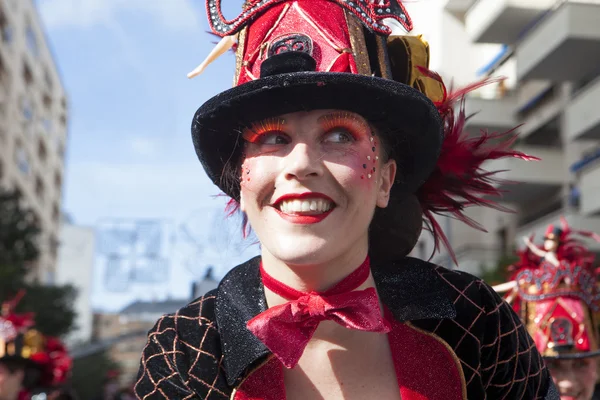 Carnaval de Badajoz 2016. Desfile de grupos — Fotografia de Stock