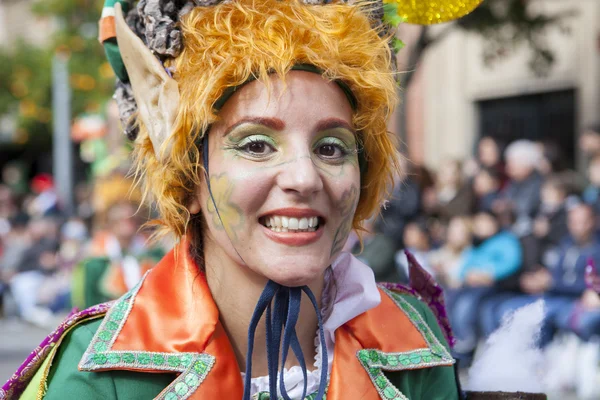 Badajoz karnaval 2016. Topluluğu geçit töreni — Stok fotoğraf