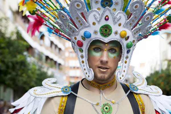 Carnaval de Badajoz 2016. Desfile de la troupe — Foto de Stock
