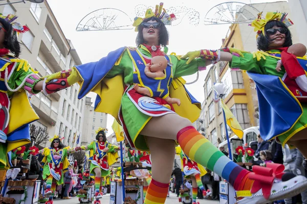 Badajoz Karneval 2016. Družinu parade — Stock fotografie