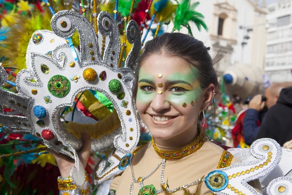 Badajoz carnaval 2016. Troupe parade — Stockfoto