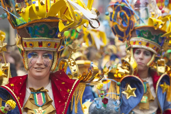 Carnaval de Badajoz 2016. Desfile de San Roque — Fotografia de Stock