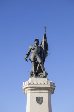 Hernan Cortes, Medell'ın, İspanya heykeli