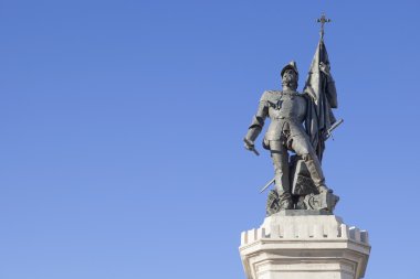 Hernan Cortes, Medell'ın, İspanya heykeli