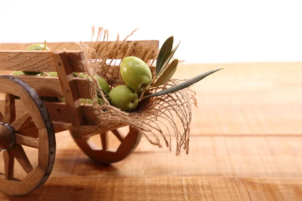 Olivenernte im Herbst — Stockfoto