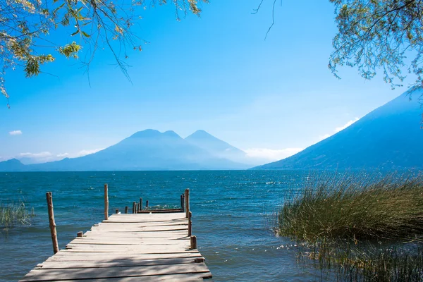 Lake Atitlan ahşap yolu San Marcos La Laguna