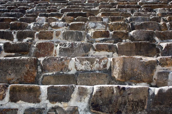 Mexiko Oaxaca Monte Alban pyramide steg textur — Stockfoto