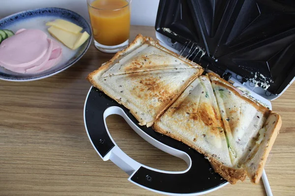 Cooking Sandwich Sandwich Avtrak Snack — Stock Photo, Image