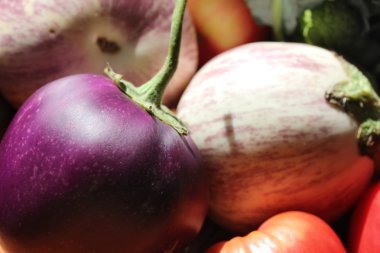 Veggies Egglant-domates