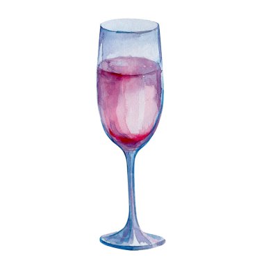 Tatil için suluboya cam mor