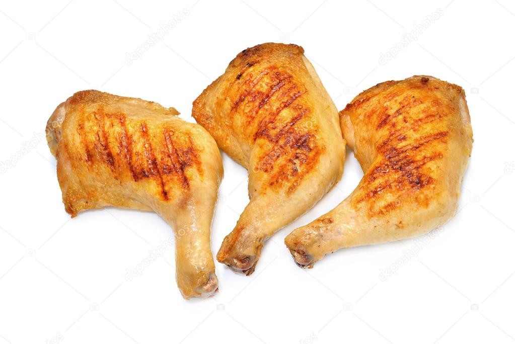 Grilled chicken thighs