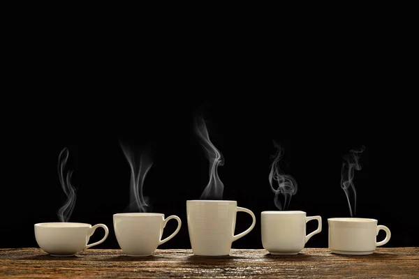 Varietà di tazze di caffè — Foto Stock