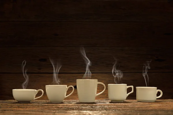 Cups of coffee — Stock Photo, Image