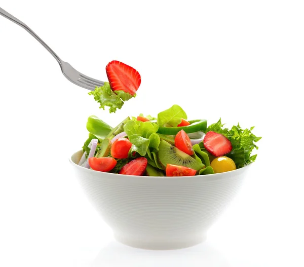 水果和蔬菜沙拉 — 图库照片