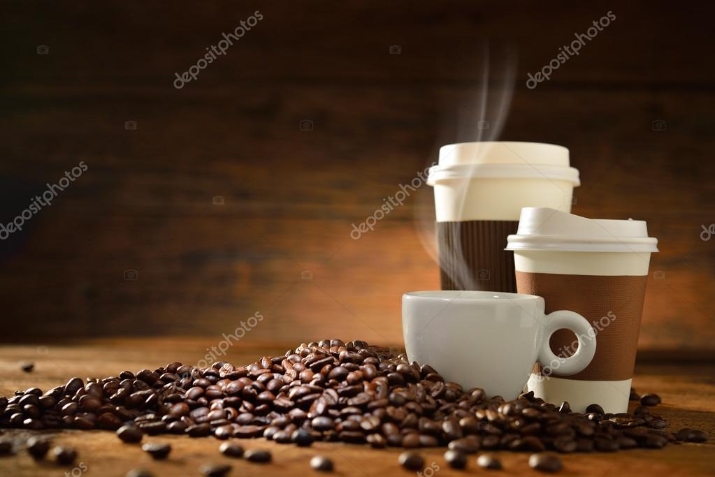 Cups of coffee — Stock Photo © amenic181 70870347