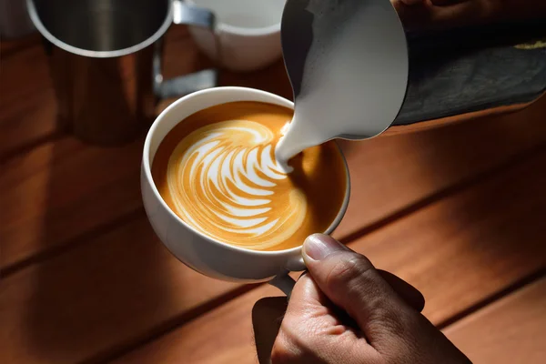 Latte art — Stock Photo, Image