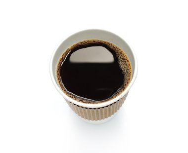 Kağıt bardak kahve.