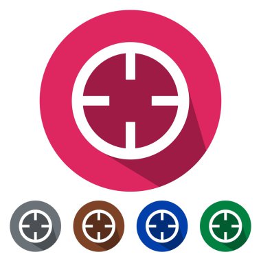 Düz simgeler crosshair