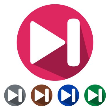 Düz simgeler sonraki parçaya