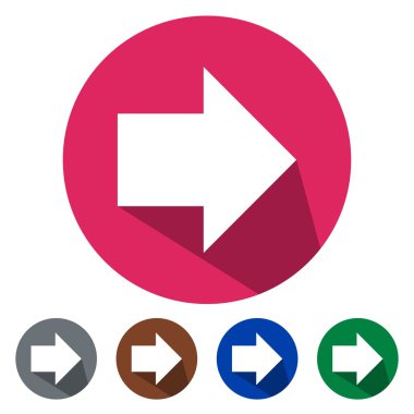 Düz simgeler sağ ok