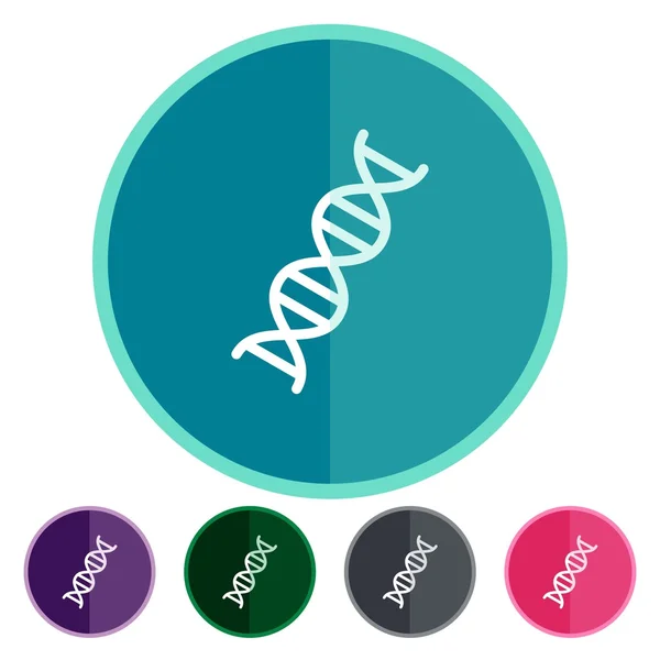 Düz simgeler dna dize